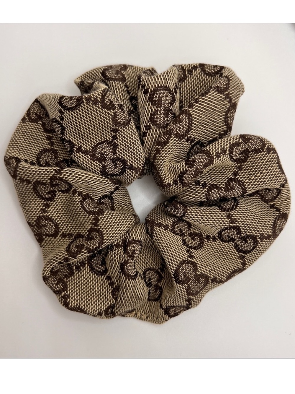 GG Monogram Luxury Hair Scrunchie 🤎